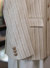 Sami Saeed Embroidered Chiffon Prince Coat - SS24PC 01